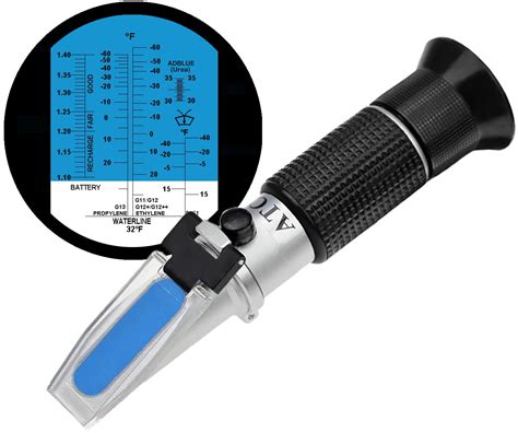 glycol antifreeze refractometer tester|brix to glycol conversion chart.